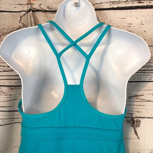Athleta Coastline Swim Dress in blue size small - Picture 7 of 12